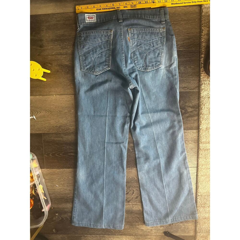 Vintage 1970s Levi’s Women’s Jeans W30 L32 SF 207 Orange Tab Crisscross Pocket